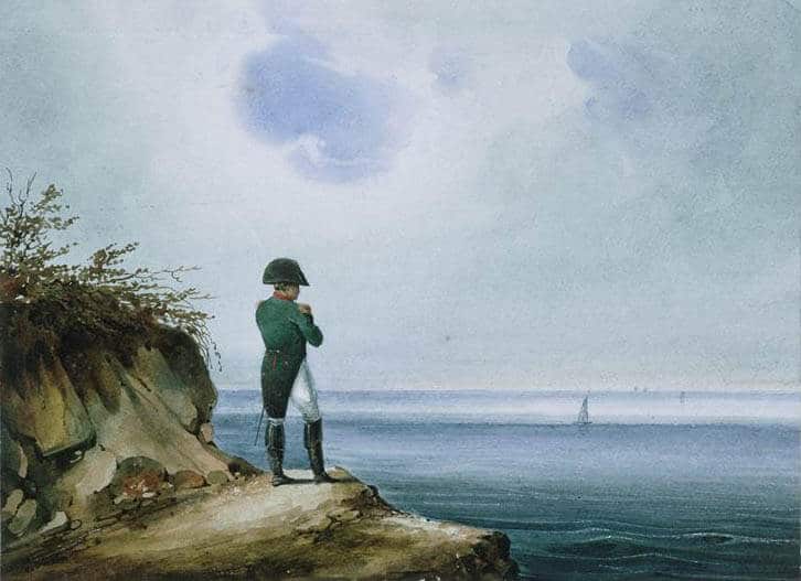 «Наполеон на острове Святой Елены», Франц Йозеф Сандманн, 1820 г.