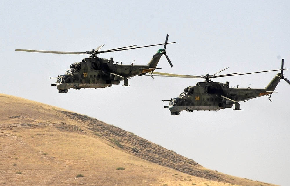 Российские вертолеты в Сирии